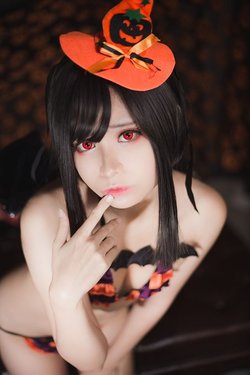 Meenfox Cosplay Pumpkin Evil Chan