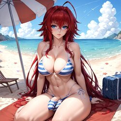 Rias Gremory Powers Up (Ai Generated)