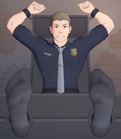 [Abalion] Tickled Police Officer CG Set