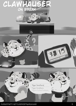 Clawhauser on break (Zootopia)