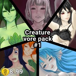 [Vore_comic12] Creature Vore Pack #1 & #2