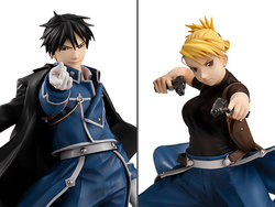 Fullmetal Alchemist Precious G.E.M. Roy Mustang & Riza Hawkeye [bigbadtoystore.com]