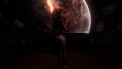 Kerrigan, alluring alien dancing striptease on a spaceship