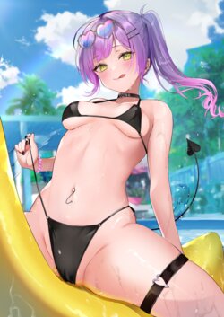 [Imo Norio] Towa-sama to Pool de Love Love Sex (Tokoyami Towa)