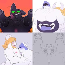 RedEyeGazer - Mao Mao/Asgore/King Spade + Extras