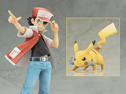 Pokemon ArtFX J Red With Pikachu Statue [bigbadtoystore.com]