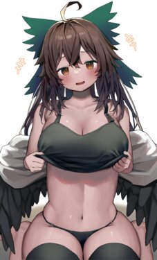 [Mamemochi] Okuu-chan no Oppai Misete Moratta (Touhou Project)