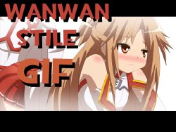 [Pain Train] Asuna no Wan Wan GIF (Sword Art Online) [Animated]