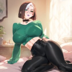 [Oppai-Love] Rogue x BBC (X-men Evolution) [AI Generated]