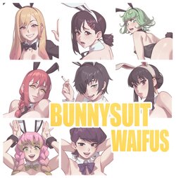 [Rizdraws] Bunny Suit Waifus