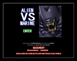 [UNDERGROUND (GADEN)] ALIEN VS MARINE [English] [q91]