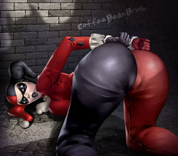 Harley Quinn cuffed and stuffed