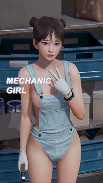 [Plastic] [3D] Mechanic Girl