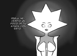 [FLBL] White pearl is actually pink pearl proof leaked! | ¡La perla blanca es en realidad a prueba de perlas rosadas! (Steven Universe) [Spanish] [m2mwk2]