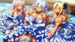 [WAFFLE] Namaiki Dark Elf 3 Shimai ga Boku ni Nakadashi o Motomeru. Official Bonus Scenario DLC