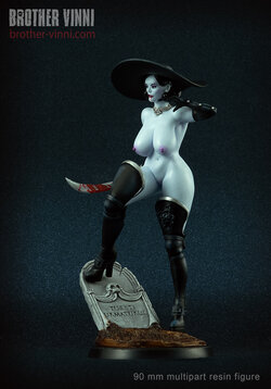 Vampire Lady 90mm figure by Brother Vinni