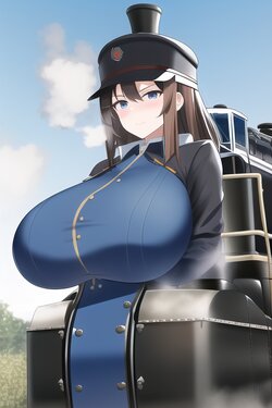 Boobs Locomotive [AI Generated]