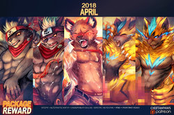 [Cheetahpaws] April 2018 Package Rewards