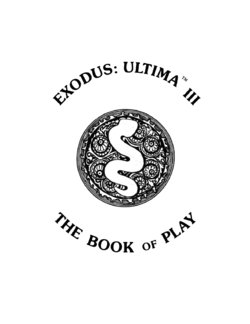 Ultima 3: The Book of play