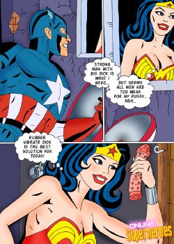Wonder Woman And Captain America Comic
