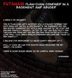 [Kishimasa] Futanari Flan-chan Chikashitsu de Kankin Ryoujoku | Futanari Flan-chan Confined in a Basement and Abused (Touhou Project) [English] [biribiri]