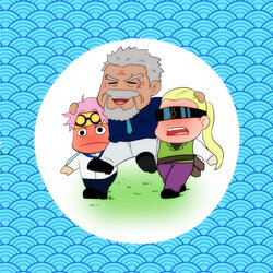 [Ducka] Garp's Training : Garp X Coby And Helmeppo