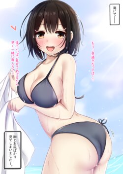 [Pikath] Musume-chan no Umibe de Mizugi Yuuwaku Kekkon Ecchi