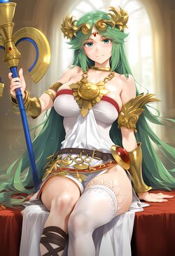 [Elizasrain] Palutena BBC - Throne Room [AI Generated]