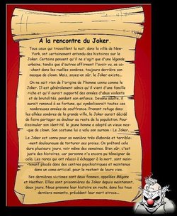 [Baccus] A la rencontre du Joker/ The Joker (french)