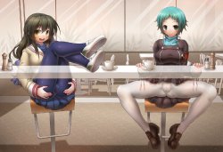 [emperpep] Crossover R18: Fuko and Fuuka (Clannad, Persona 3)