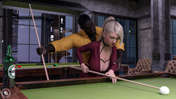 [ThanusDestroyer] [3D] Gwen's big date weekend 4 - Gwen Plays Pool (incomplete)