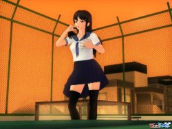 MMD schoolgirl vore