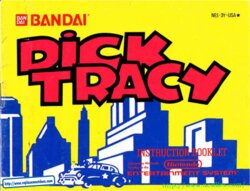 Dick Tracy (NES (Famicom)) Game Manual