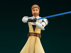 Star Wars: The Clone Wars ArtFX+ Obi-Wan Kenobi Statue (With Ahsoka Tano Piece) [bigbadtoystore.com]