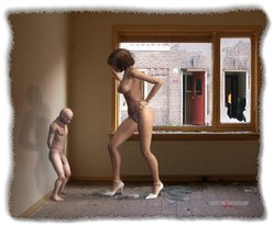 Giantess facesitting comic