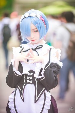 Rem Cosplay by 小圆脸雪雪 (Snow Face)