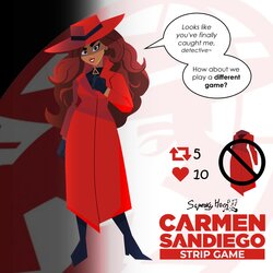 [squeakyhorn] Carmen Sandiego Strip Game