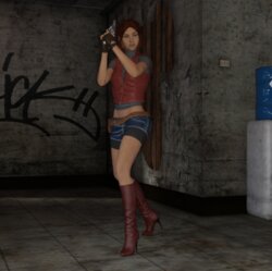 [Devil_PS] Claire Redfield in: Soldier X