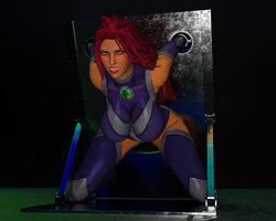 [Ms. Raw Velvet] Starfire Captured and Used