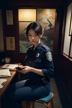 [Patreon] AI Beautiful - 122 Policewoman [AI Generated]