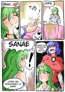 [Tuteheavy] Sanae Punishment (Touhou Project) [Spanish]