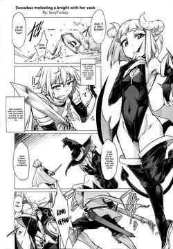 (C90) [Endless Requiem (Sexyturkey)] Chinchin Succubus ga Kishi Ketsu o Ijiru Yatsu   (Futanari x Otoko Gyaku Anal Goudou Anata ga Mesu ni Narun desu yo) [Portuguese-BR] [DiegoVPR]