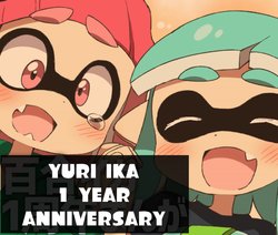 [Eromame] Yuri IKA - 1 Year Anniversary (Pink and Aqua) [English]