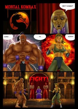 [mortal combat] Goro VS Sonya