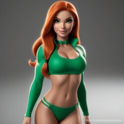 Kim Possible Pinup [AI Generated]