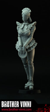 Robot Waitress 90mm figure