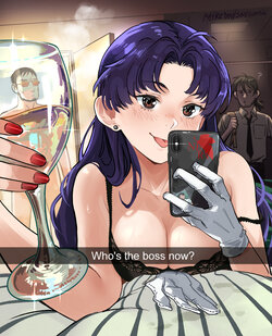 [Snegovski] Misato, the boss🥂 (Neon Genesis Evangelion)