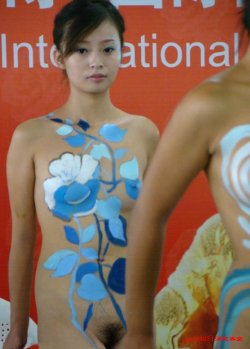 Chinese Nude Body Paint