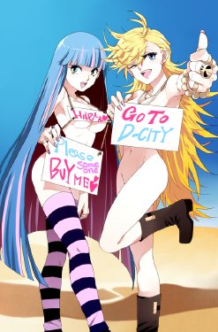 (Pixiv)(Mix) Panty & Stocking without Garterbelt 4