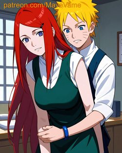 Kushina and her grandson  [AI Generated]